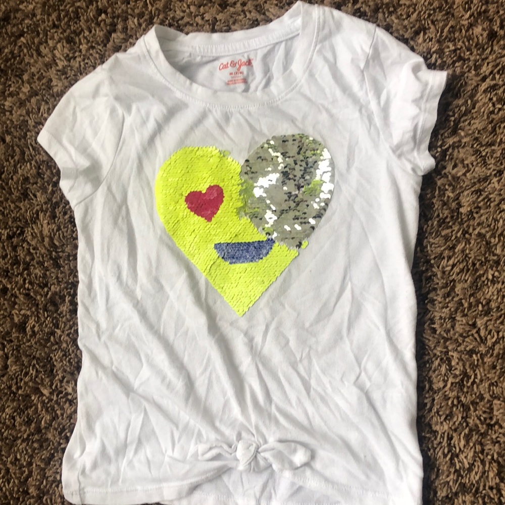 Cat & Jack girls shirt size 7/8 M